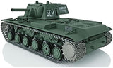 Henglong Infrared Combat RC Tank 2.4G 1/16 7.0 Upgraded Soviet Kv-1 RTR 3878 Metal Tracks 340° Rotating Turret