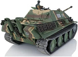 Henglong 1/16 7.0 Upgraded Jadpanther RTR Rc Tank Model 3869 Metal Tracks Drive Wheels Steel Gearbox Ir Battle Airsoft Smoke