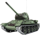 Heng Long Modified Edition 1/16 2.4ghz RC Soviet Union T34 Tank Model 360-Degree Rotating Turret