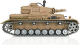 Pro Ver Henglong 1/16 7.0 Panzer Iv F RTR Rc Tank 3858 Metal Tracks Wheels