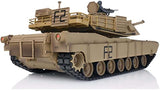 Henglong 1/16 Tk7.0 Remote Control Tank M1A2 Abrams 3918 RTR Rc Model Plastic Tracks