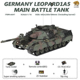 Hooben 1/16 Leopard 1A5 MBT Main Battle Tank RC Tank RTR Green/Camouflage Version 6647F