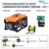 Partially Damaged: TRENCHROVER 110 ROV Underwater Robot Drone KIT/RTR Only Sold in the US!