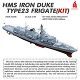 ARKMODEL 1/96 HMS Iron Duke Type 23 Frigate Kit Royal Navy United Kingdom Ship Model B7534K