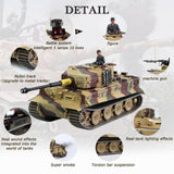 Hooben 1/10 Tiger I Late Production Michael Wittmann Heavy Tank WWII RC TANK RTR No.6619