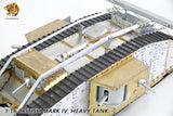 Hooben 1/16 WWI British Mark IV (Male) Heavy RC Metal Tank Kit No. 6676