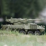 Hooben 1/16 M1128 Active Service Tank American Light RC Tank RTR Green Version