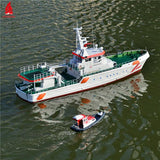 Arkmodel 1/25 SAR Harro Koebke SK32 Rescue Model Mother and Daughter Ship All in One KIT