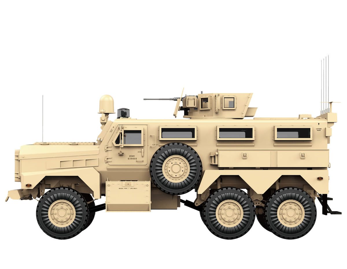 タカラ　1/6 12インチ　USジープ　US Military Vehicle Heng Guan US Military MRAP 1/12 Scale 6x6 RC Truck | Motion