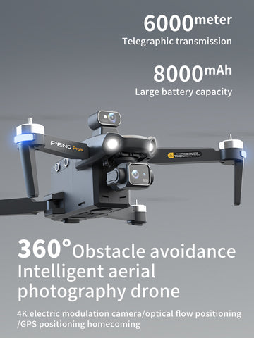 T8 three-axis gimbal drone 8K high-definition aerial photography long-endurance GPS automatic return remote control aircraft