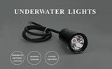 Deep water lighting lamp dedicated to underwater robots High power lighting LED lamp Diving flashlight dedicated to ROV