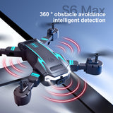 S6 cross-border drone high-definition aerial photography dual-camera four-axis aircraft three-sided obstacle avoidance remote control aircraft