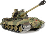 Henglong Modified Edition 1/16 2.4ghz RC German King Tiger Henschel Tank Model 360-Degree Rotating Turret