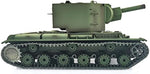 Upgraded Edition 1/16 Henglong Tk7.0 Soviet Kv-2 Rc Tank Gigant 3949 Metal Tracks Drive Wheels Recoil Bb Airsoft Sound Smoke Effect
