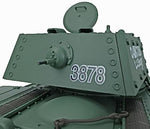 Henglong Infrared Combat RC Tank 2.4G 1/16 7.0 Upgraded Soviet Kv-1 RTR 3878 Metal Tracks 340° Rotating Turret