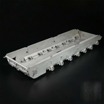 Metal Chassis for Tamiya 1/16 Leopard 2A6 RC Tank,not include the gearbox and Bearings