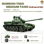 80%-100% NEW: Hooben 1/16 RC TANK T55A Russian Medium Tank KIT-in Stock in America