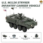 HOOBEN 1/16 M1126 Infantry Carrier Vehicle Armored Car Tank Model