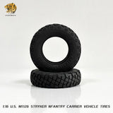 Rubber Tires for All Hooben Wheeled Armored Vehicles 1/16 BTR-4&M1126&HIMARS&OPEL& 1/10 FAUN SLT-56
