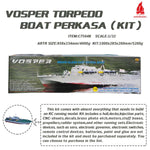 Arkmodel 1/32 Vosper Torpedo Boat Perkasa Fast Patrol Warship High-Speed Boats KIT