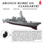 Arkmodel 1/96 Admiral Arleigh Burke Class of Missiles Destroyers in World War II USS Navy IIA DDG93 Lead War Ships Scale Model No. B7504