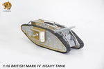 Hooben 1/16 WWI British Mark IV (Male) Heavy RC Metal Tank Kit No. 6676
