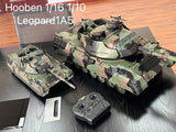 Hooben 1/10 Leopard 1A5 Main Battle Tank RC Tank RTR Camouflage