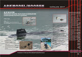 Arkmodel 1/72 Dragon Shark RC Submarine Kit