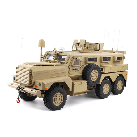 1/12 US 6*6 Explosion Proof Truck MRAP 2.4G RC Alloy Car RTR HG-P602 Yellow